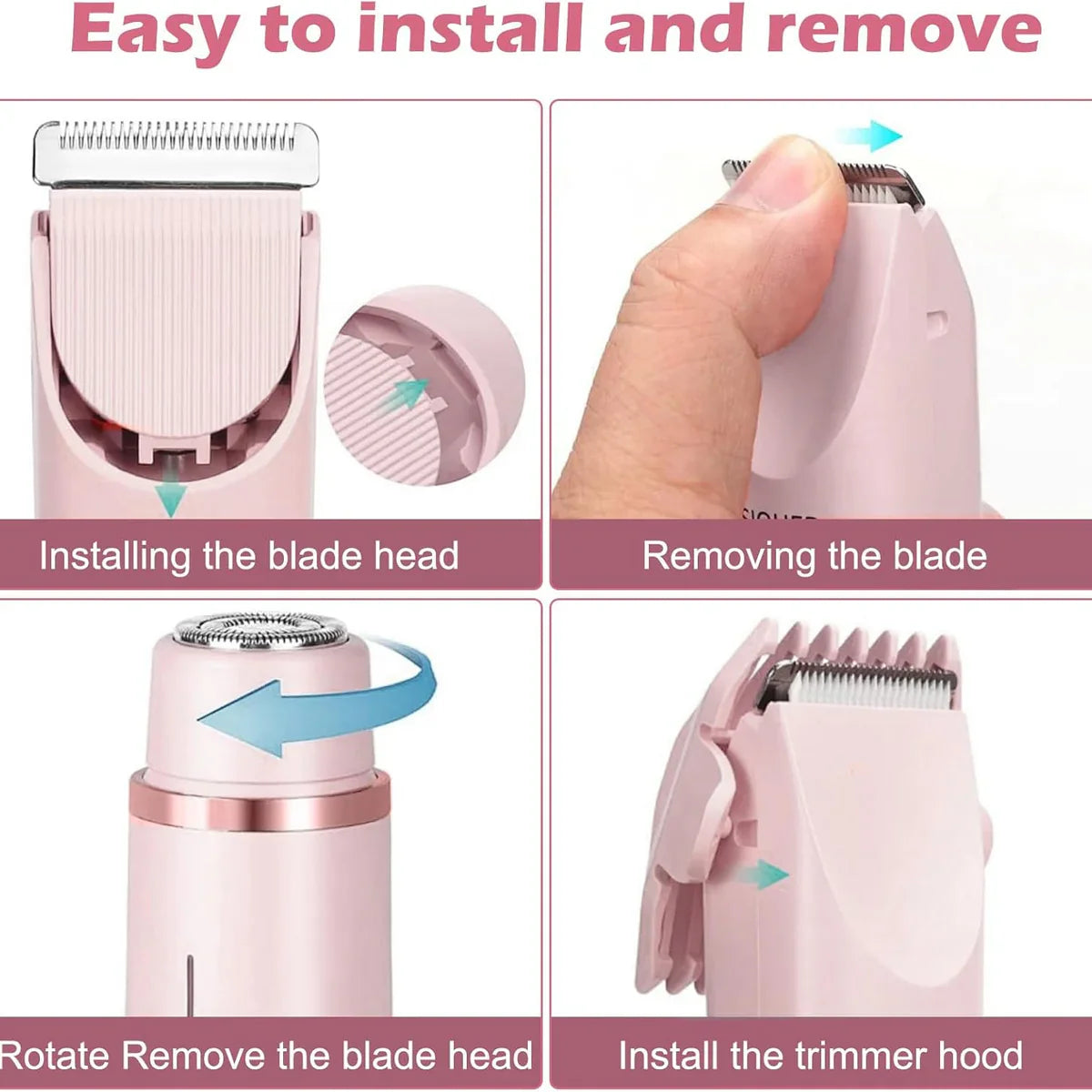 ForeverComfortable 2‑in‑1 Shaver & Bikini Trimmer